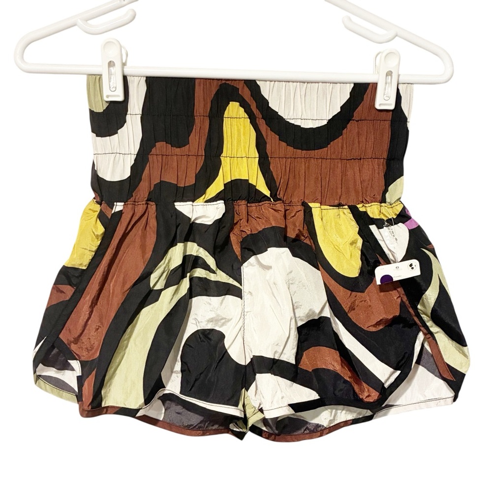 Free People Movement Size XS The Way Home Shorts Jungle Swirl Combo NEW‎